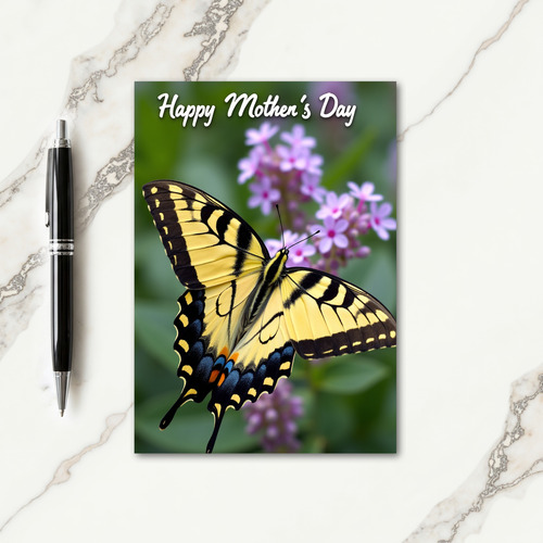 Winged Happy Mothers Day Card
