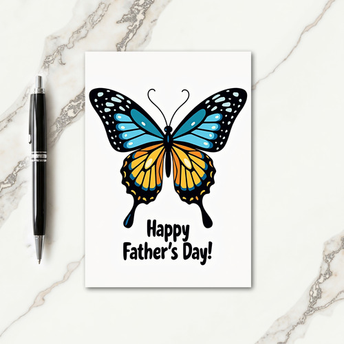 Winged Insect Fathers Day Card