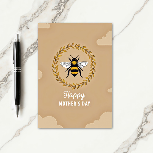 Winged Insect Mothers Day Card