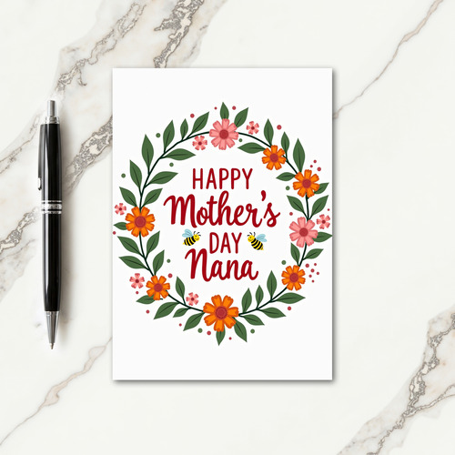 Winged Insects Mothers Day Card