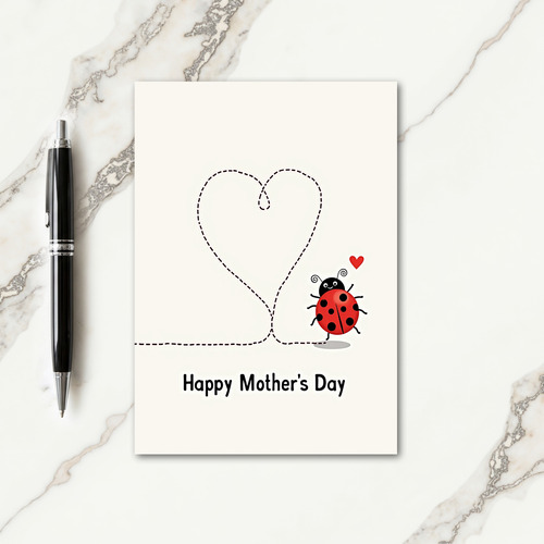 Winged Love Trail Art Card