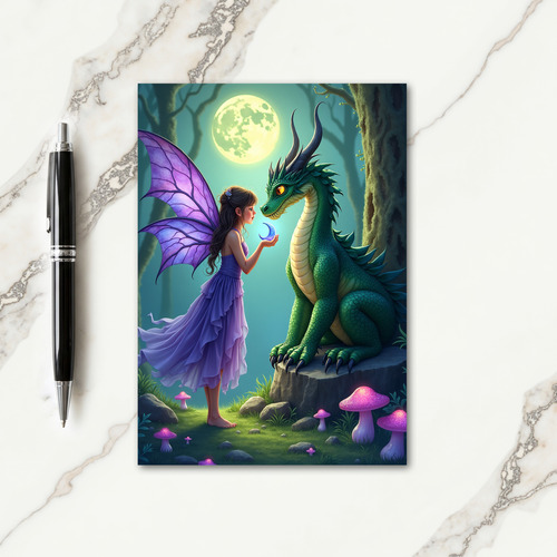 Winged Maiden Birthday Card