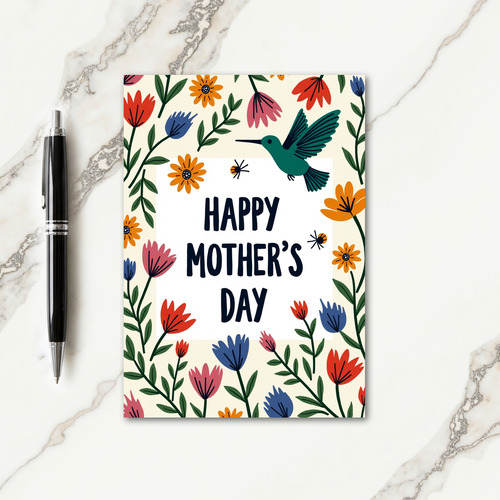 Winged Mothers Day Card