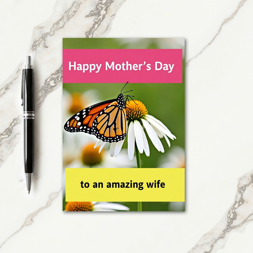 Winged Mothers Day Nature Card