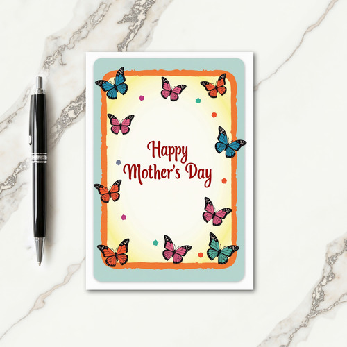 Winged Mothers Day Scene Card