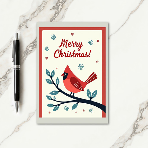 Winter Bird Holiday Card