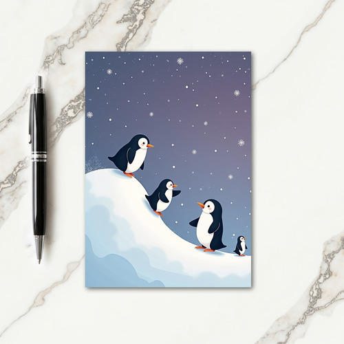 Winter Birds Christmas Card