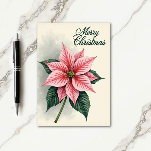 Winter Bloom Christmas Card