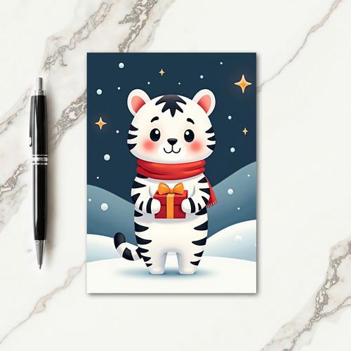 Winter Cat Gift Card