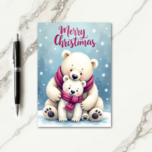 Winter Embrace Christmas Card