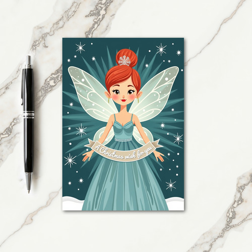 Winter Fairy Christmas Card