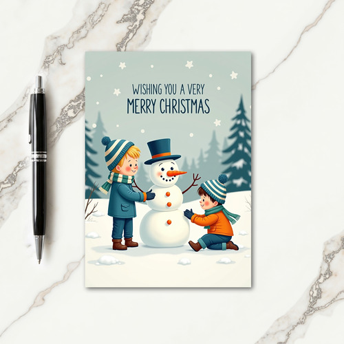 Winter Friends Christmas Card