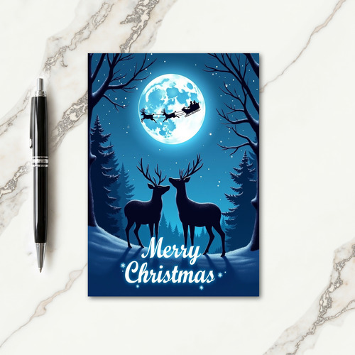 Winter Magic Moonlight Card