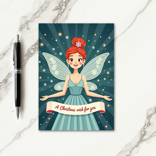 Winter Sprite Christmas Card