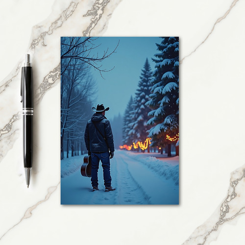 Winter Wanderers Music Card