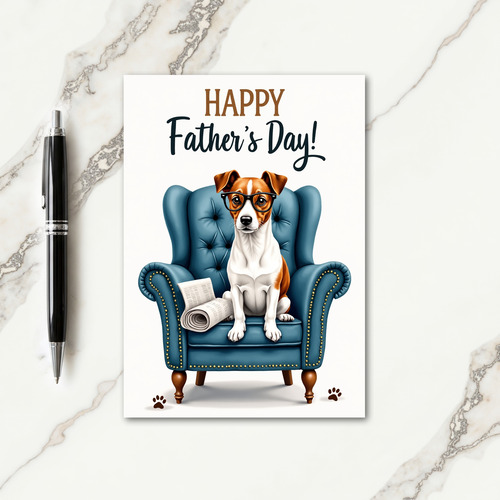 Wise Dog Fathers Day Card