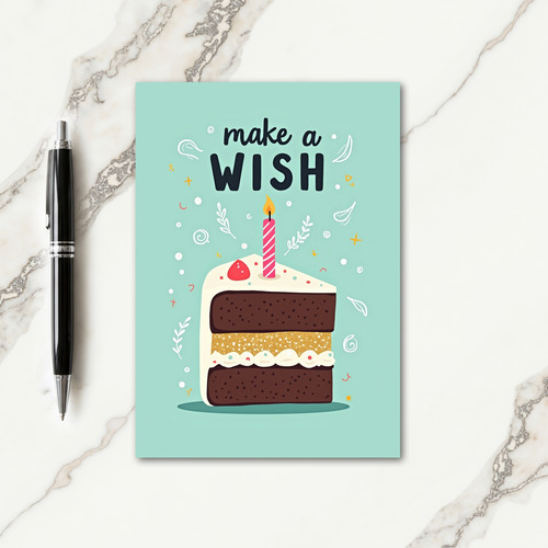 Wish Candle Birthday Card