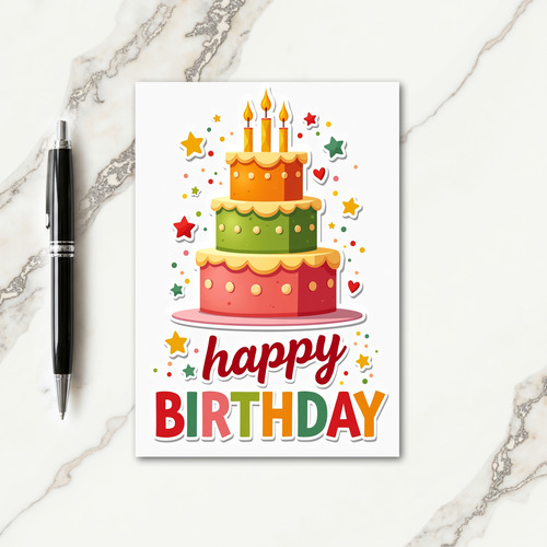 Wish Candle Cake Card