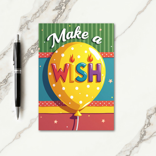 Wish Orb Birthday Card