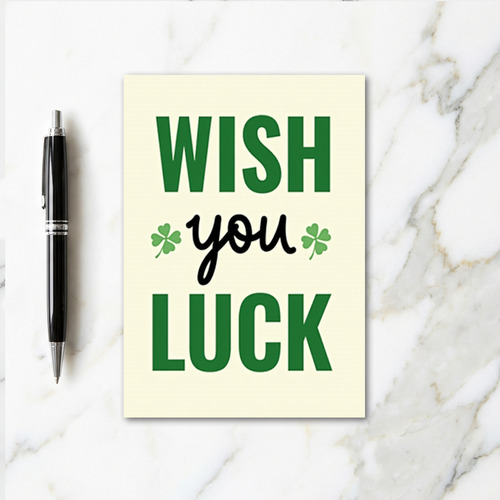 Wish You Luck Green Card