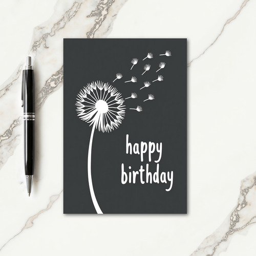 Wishes Take Flight Birthday Card