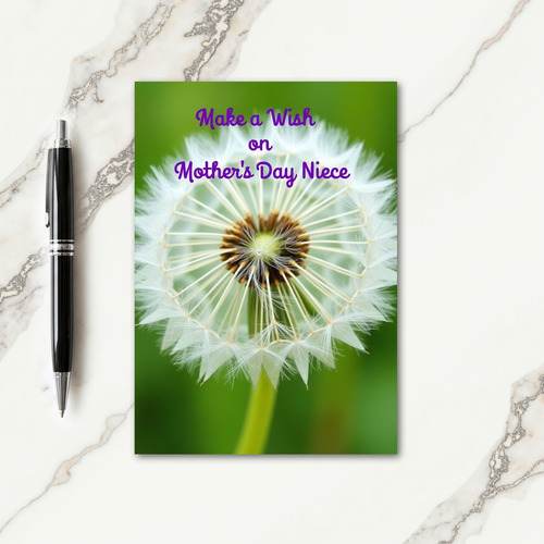 Wishful Mothers Day Niece Card