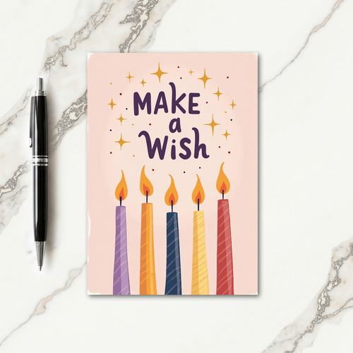 Wishing Candle Birthday Card
