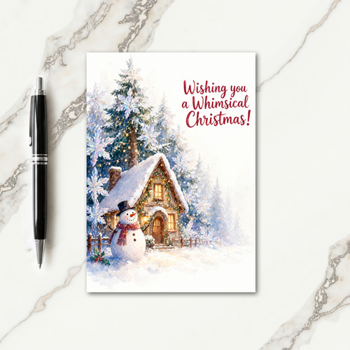 Wishing You A Magical Christmas Card