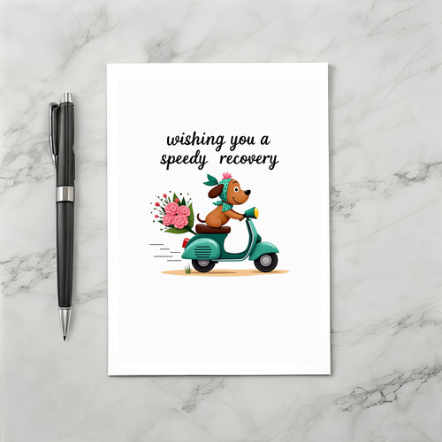 Wishing you a speedy recovery get well card