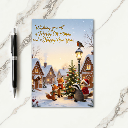 Wishing You All A Merry Christmas Card