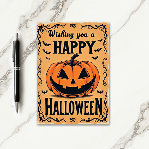 Wishing You Happy Halloween Card