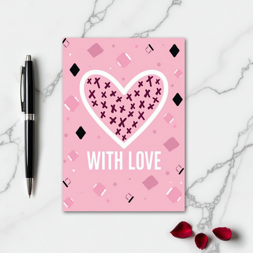 With Love Heartfelt Card