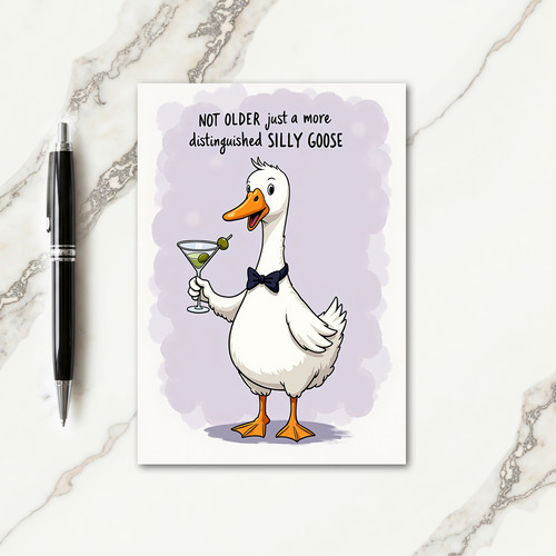 Witty Bird Toast Birthday Card
