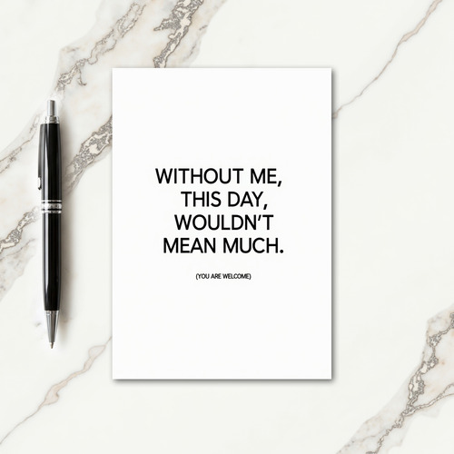Witty Mothers Day Quote Card