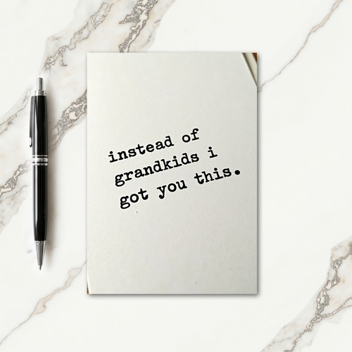 Witty Typewriter Birthday Card