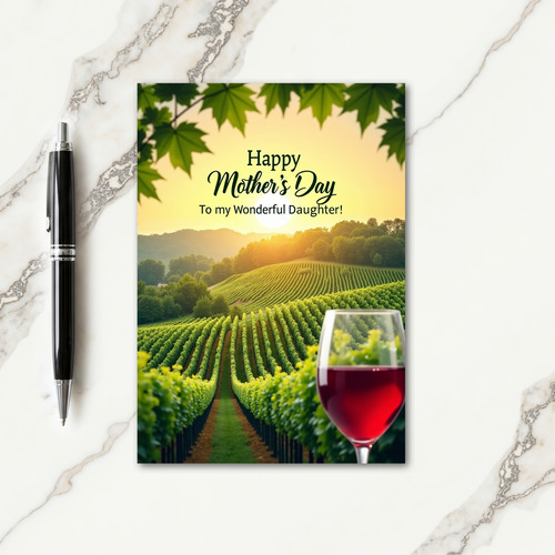 Wonderful Daughter Card