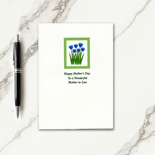 Wonderful Mothers Day Flower Card