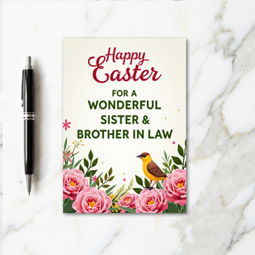 Wonderful Sister Easter Card