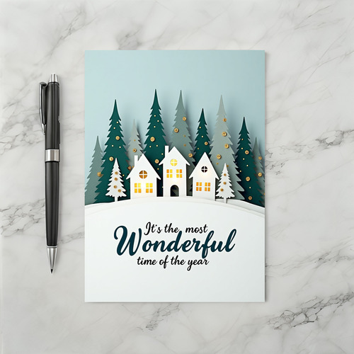 Wonderful Time Christmas Card