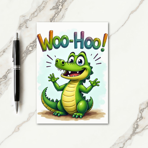 Woo Hoo Creature Birthday Card