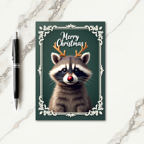 Woodland Christmas Animal Card
