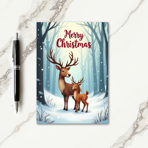 Woodland Christmas Card