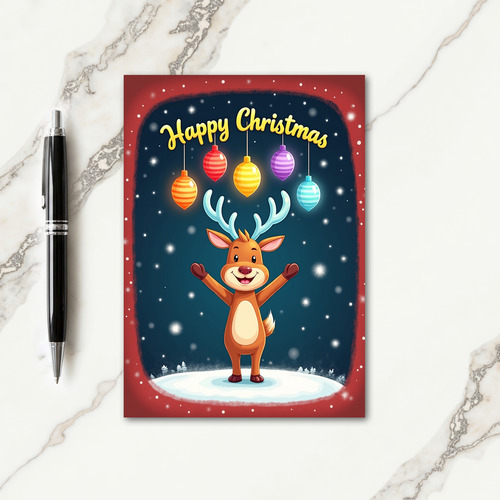 Woodland Creature Christmas Card