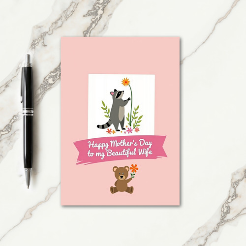 Woodland Creature Mother Card