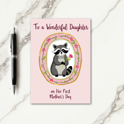 Woodland Daughter Mothers Day Card