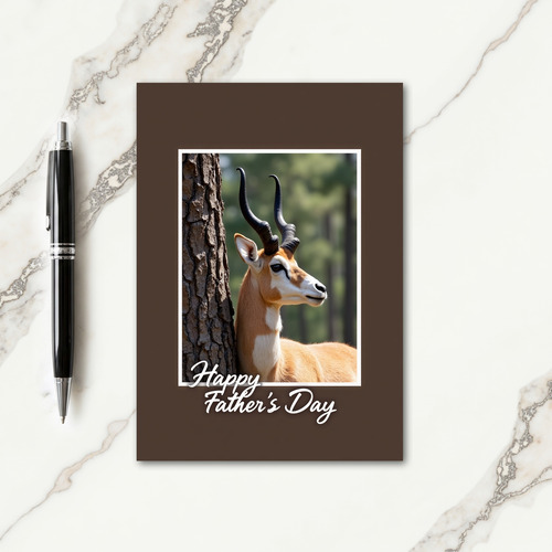 Woodland Fathers Day Animal Card