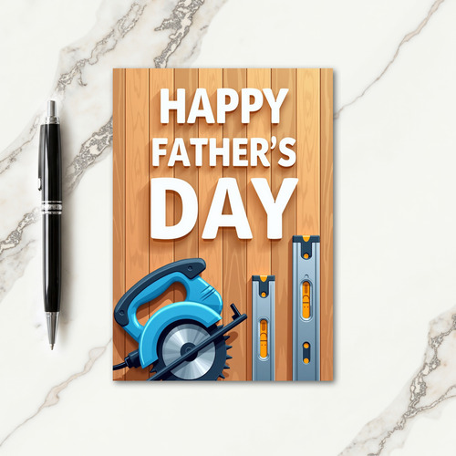 Woodland Fathers Day Card