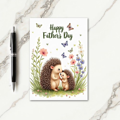 Woodland Fathers Day Embrace Card
