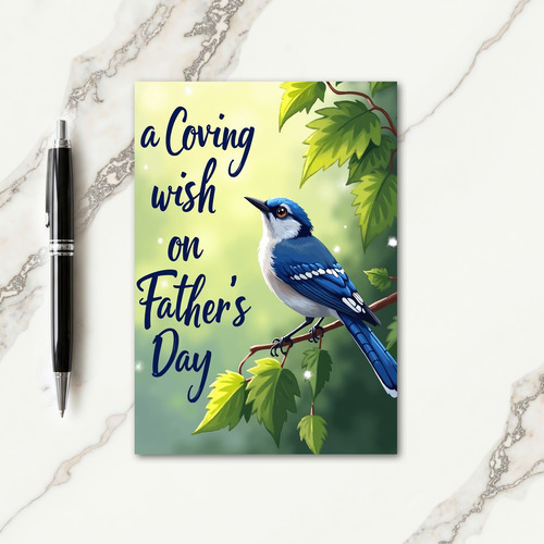 Woodland Fathers Day Wish Card