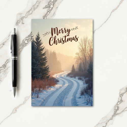 Woodland Glow Christmas Card